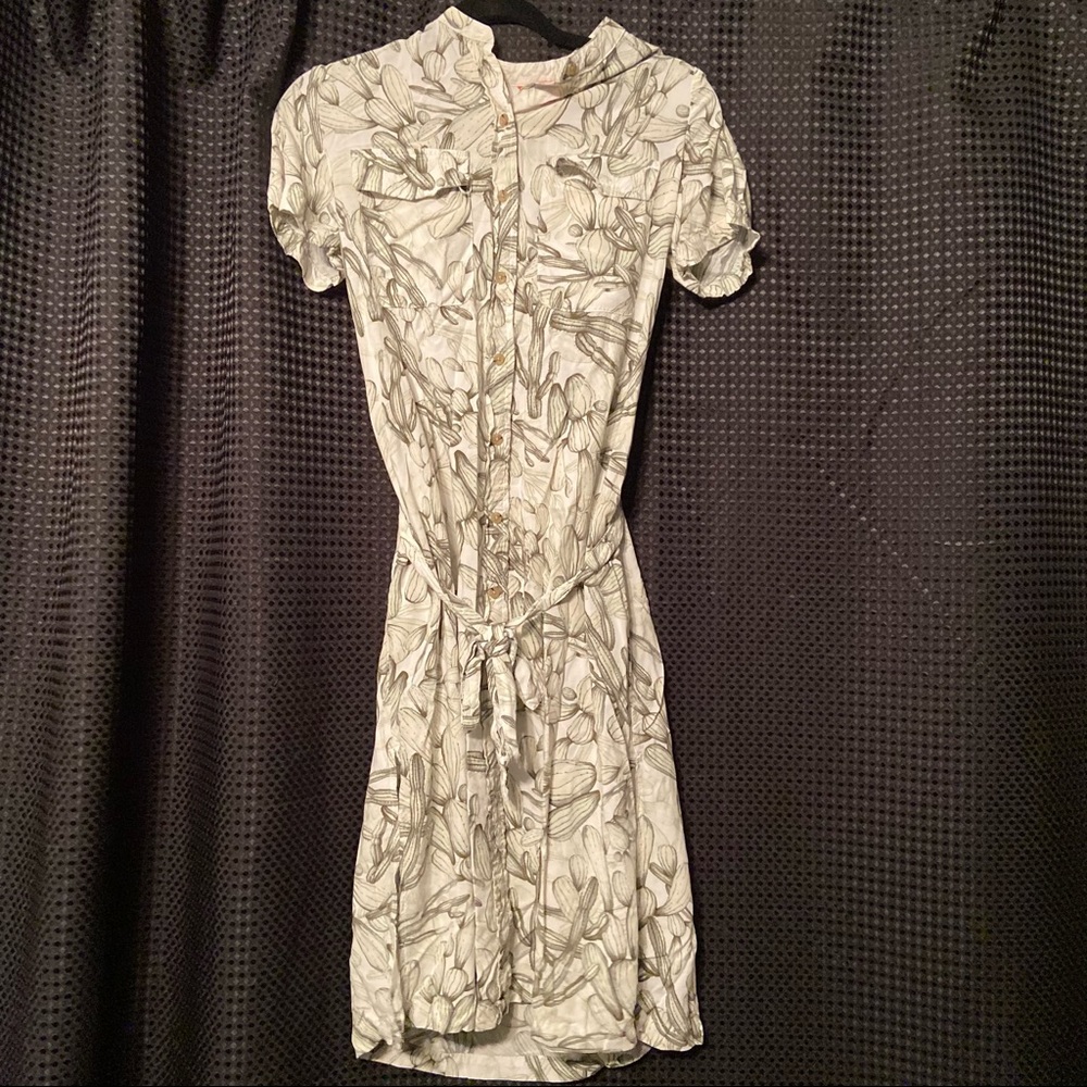 Cactus Tie Up Maxi Dress